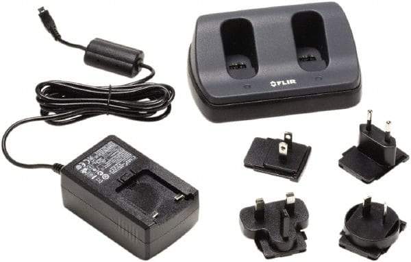 FLIR - Thermal Imaging Battery Charger - Use with FLIR Exx Series Thermal Cameras & FLIR Exxbx Series Thermal Cameras - Makers Industrial Supply