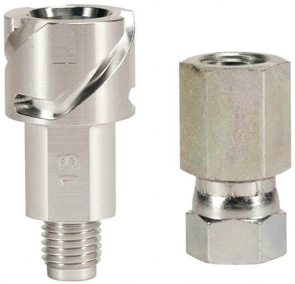 DeVilbiss - Paint Sprayer Siphon Adapter - Suction Kit Adapter 3and8 NPS, Compatible with Spray Guns with 3/8 inch NPS Inlet - Makers Industrial Supply