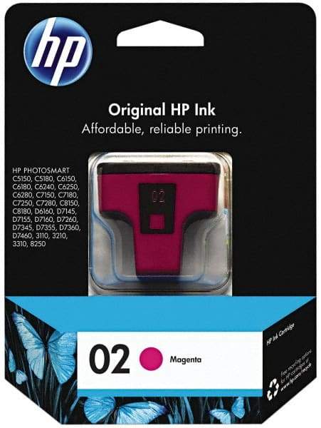 Hewlett-Packard - Magenta Ink Cartridge - Use with HP PhotoSmart 3110, 2110, 3310, 8250, C5150, C6150, C6180, C6240, C6250, C6280, C7150, C7180, C7250, C7280, C8150, C8180, D6160, D7175, D7155, D7160, D7260, D7345, D7355, D7360, D7460 - Makers Industrial Supply