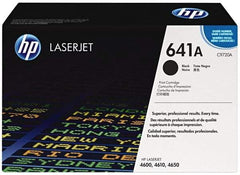 Hewlett-Packard - Black Toner Cartridge - Use with HP Color LaserJet 4600, 4650 - Makers Industrial Supply