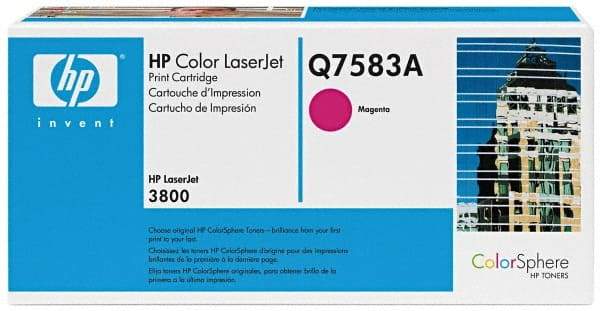 Hewlett-Packard - Magenta Toner Cartridge - Use with HP Color LaserJet 3800, CP3505 - Makers Industrial Supply