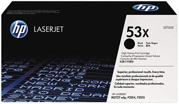 Hewlett-Packard - Black Toner Cartridge - Use with HP LaserJet P2015, P2015d, P2015dn, P2015x, M2727nf MFP - Makers Industrial Supply