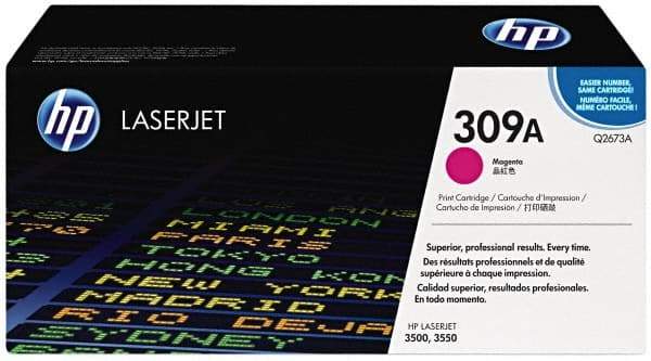 Hewlett-Packard - Magenta Toner Cartridge - Use with HP Color Laser Jet 3500, 3550 - Makers Industrial Supply