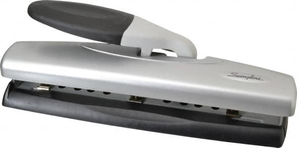 Swingline - Paper Punches Type: 20 Sheet 2 & 3 Hole Punch Color: Black & Silver - Makers Industrial Supply