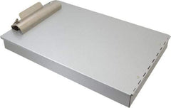 Saunders - 14-1/4 Inch Long x 9-3/4 Inch Wide x 3-1/2 Inch High, Clip Board - Silver - Makers Industrial Supply