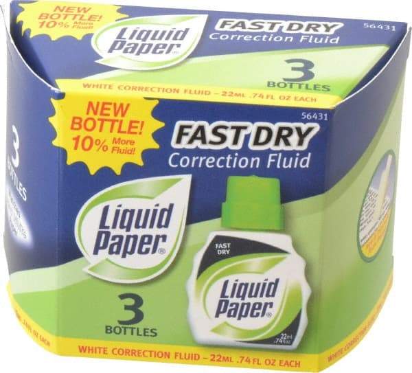 Paper Mate Liquid Paper - Fast Dry Correction Fluid - 22 ml - Makers Industrial Supply