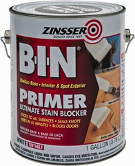 Zinsser - 1 Gal White Primer - 400 to 500 Sq Ft Coverage, 549 gL Content, Quick Drying - Makers Industrial Supply