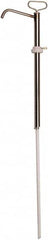 Value Collection - 3/4" Outlet, Stainless Steel Hand Operated Drum Pump - 8 oz per Stroke, 45" OAL, For Solvents, Acids & Other Corrosive Chemicals - Makers Industrial Supply