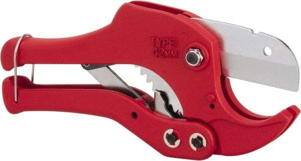 Value Collection - 1/8" to 1-5/8" Pipe Capacity, Pipe Cutter - Cuts Plastic - Makers Industrial Supply