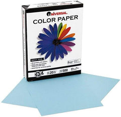 UNIVERSAL - 8-1/2" x 11" Blue Copy Paper - Use with Laser Printers, Copiers, Offset Presses, Spirit Duplicators - Makers Industrial Supply