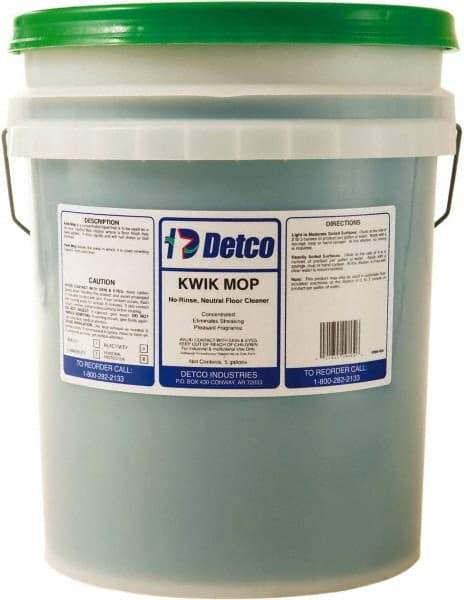 Detco - 5 Gal Pail Cleaner - Use on Resilient Flooring - Makers Industrial Supply