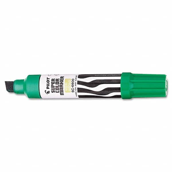 Permanent Marker: Green, Xylene-Free, Broad & Chisel Point