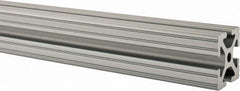 80/20 Inc. - 48 Inches Long x 1-1/2 Inches Wide x 1-1/2 Inches High, T Slotted Aluminum Extrusion - 1.154 Square Inches, Clear Anodized Finish - Makers Industrial Supply