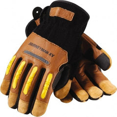 PIP - Size XL Leather/Spandex/Lycra/Kevlar Work Gloves - Kevlar Lined, Padded Goat Skin Palm - Makers Industrial Supply