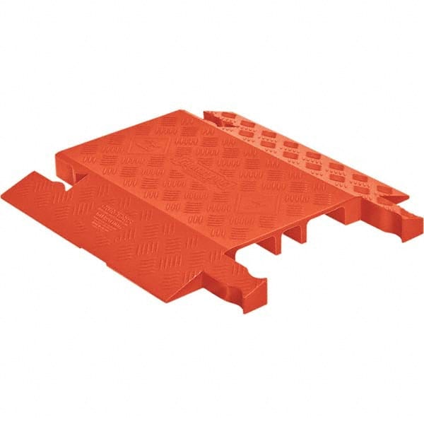 Checkers - On Floor Cable Covers Cover Material: Polyurethane Number of Channels: 3 - Makers Industrial Supply