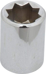 Proto - 5/8", 1/2" Drive, Standard Hand Socket - 8 Points, 1-1/2" OAL, Alloy Steel, Chrome Finish - Makers Industrial Supply