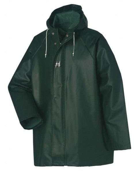 Helly Hansen - Size 2XL, Green, Rain Jacket - 46-48" Chest, - Makers Industrial Supply