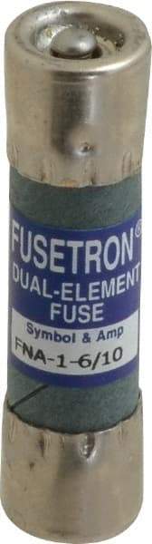 Cooper Bussmann - 250 VAC, 1.6 Amp, Time Delay Pin Indicator Fuse - Fuse Holder Mount, 1-1/2" OAL, 10 at 125 V kA Rating, 13/32" Diam - Makers Industrial Supply