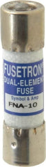 Cooper Bussmann - 125 VAC, 10 Amp, Time Delay Pin Indicator Fuse - Fuse Holder Mount, 1-1/2" OAL, 10 at AC kA Rating, 13/32" Diam - Makers Industrial Supply