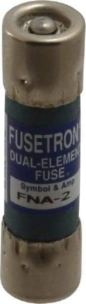 Cooper Bussmann - 250 VAC, 2 Amp, Time Delay Pin Indicator Fuse - Fuse Holder Mount, 1-1/2" OAL, 10 at 125 V kA Rating, 13/32" Diam - Makers Industrial Supply