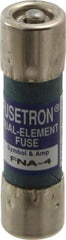 Cooper Bussmann - 250 VAC, 4 Amp, Time Delay Pin Indicator Fuse - Fuse Holder Mount, 1-1/2" OAL, 10 at 125 V kA Rating, 13/32" Diam - Makers Industrial Supply