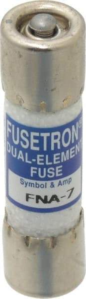 Cooper Bussmann - 125 VAC, 7 Amp, Time Delay Pin Indicator Fuse - Fuse Holder Mount, 1-1/2" OAL, 10 at AC kA Rating, 13/32" Diam - Makers Industrial Supply