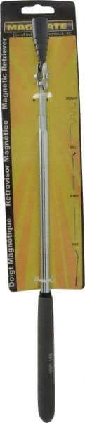 Mag-Mate - 26" Long Magnetic Retrieving Tool - 24 Lb Max Pull, 13" Collapsed Length, 1/2" Head Diam, Rare Earth - Makers Industrial Supply