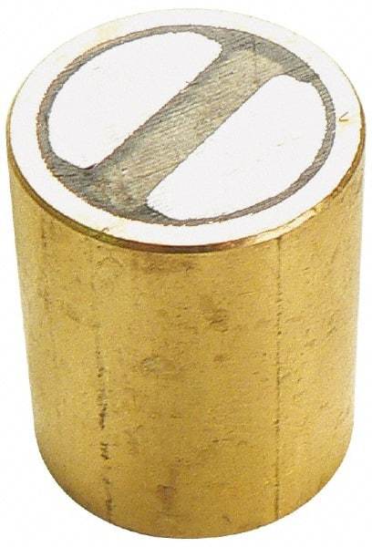 Mag-Mate - 16mm Diam, 2mm High, 6.9 Lb Average Pull Force, Samarium Cobalt Rare Earth Pot Magnet - Unfinished, Aluminum Insulated - Makers Industrial Supply