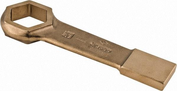 Ampco - 2-3/8" 6 Point Striking Box Wrench - Single End, 12-1/4" OAL, Aluminum Bronze - Makers Industrial Supply