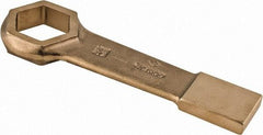 Ampco - 2-3/8" 6 Point Striking Box Wrench - Single End, 12-1/4" OAL, Aluminum Bronze - Makers Industrial Supply