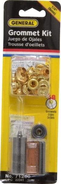 General - 52 Piece Grommet Kit - 1/4" ID - Makers Industrial Supply