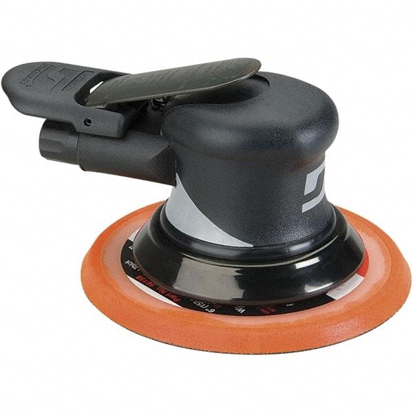 Dynabrade - 12,000 OPM, 18 CFM Air Consumption, Palm Air Orbital Sander - Round Pad, 1/4 NPT Inlet - Makers Industrial Supply