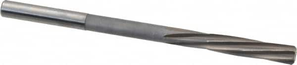 Magafor - 6.3602mm Solid Carbide 6 Flute Chucking Reamer - Spiral Flute, 0.236" Straight Shank, 1-7/64" Flute Length, 3-31/32" OAL - Makers Industrial Supply