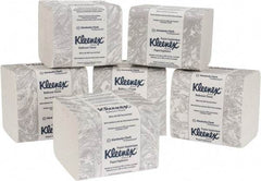 Kleenex - 4-1/2" Sheet Width, Single Sheet Pack Toilet Tissue - 250 Sheets per Roll, 2 Ply, White, Recycled Fiber - Makers Industrial Supply