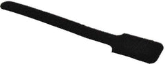 SpeedTech - 6" Long Black Nylon & Polyethylene Hook & Loop Strap - 40 Lb Tensile Strength - Makers Industrial Supply