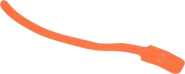 SpeedTech - 8" Long Orange Nylon & Polyethylene Hook & Loop Strap - 40 Lb Tensile Strength - Makers Industrial Supply