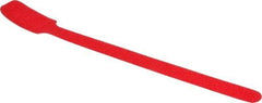 SpeedTech - 8" Long Red Nylon & Polyethylene Hook & Loop Strap - 40 Lb Tensile Strength - Makers Industrial Supply