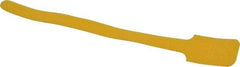 SpeedTech - 8" Long Yellow Nylon & Polyethylene Hook & Loop Strap - 40 Lb Tensile Strength - Makers Industrial Supply