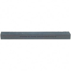 Norton - 10" Long x 1-1/4" Wide x 3/4" Thick, Silicon Carbide Sharpening Stone - Flat, Medium Grade - Makers Industrial Supply