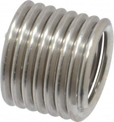 Recoil - M8x1.25 Metric Coarse, 12" OAL, Free Running Helical Insert - 7-3/8 Free Coils, Tanged, Stainless Steel, 1-1/2D Insert Length - Makers Industrial Supply