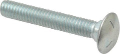 Value Collection - 5/16-18 UNC 2" Length Under Head, Standard Square Neck, Carriage Bolt - Grade 5 Steel, Zinc-Plated Finish - Makers Industrial Supply