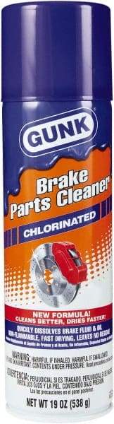 Gunk - Chlorinated Brake Parts Cleaner - 19 oz Aerosol Can - Makers Industrial Supply