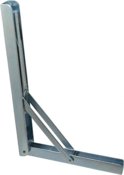 Knape & Vogt - 750 Lb Capacity, Anachrome Steel Coated, Shelf Bracket - 12" Long, 0.5906" Wide - Makers Industrial Supply