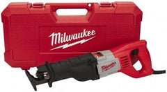 Milwaukee Tool - 3,000 Strokes per Minute, 3/4 Inch Stroke Length, Electric Reciprocating Saw - 120 Volts, 12 Amps - Makers Industrial Supply