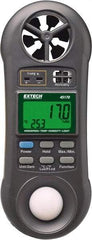 Extech - -148 to 2,372°F, 10 to 95% Humidity Range, Thermo-Hygrometer, Anemometer and Light Meter - 4% Relative Humidity Accuracy - Makers Industrial Supply