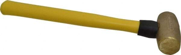 American Hammer - 3 Lb Head Nonmarring Mallet - 14-1/2" OAL, 13" Long Fiberglass Handle - Makers Industrial Supply