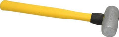 American Hammer - 2 Lb Head Nonsparking Mallet - 14-1/2" OAL, 13" Long Fiberglass Handle - Makers Industrial Supply