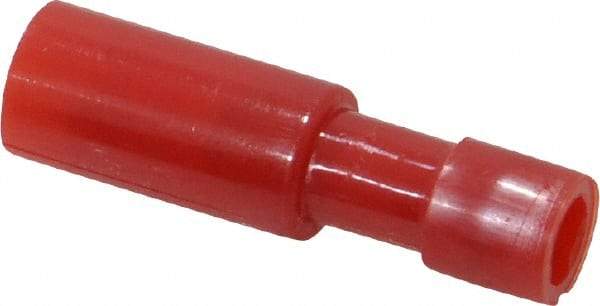 3M - 22 to 18 AWG Bullet Connector - 0.18" Bullet Diam, Red Nylon Insulation - Makers Industrial Supply