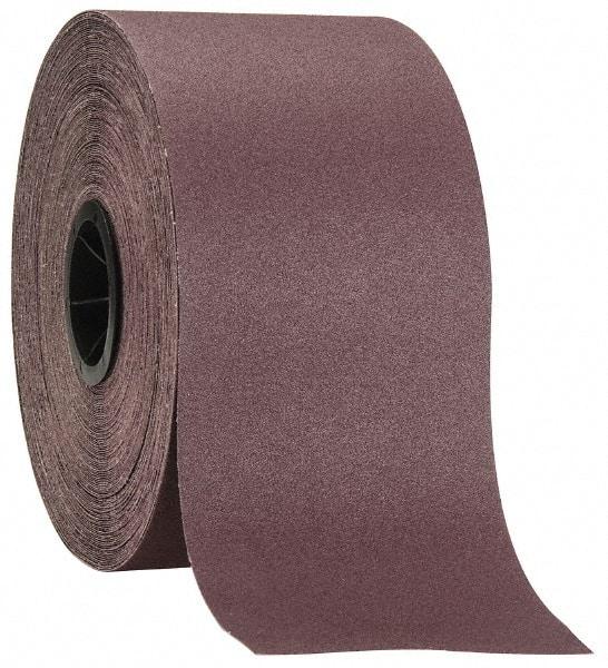 3M - 6" x 50 Yd 80 Grit Aluminum Oxide Cloth Roll - Medium Grade, X Weighted Backing - Makers Industrial Supply