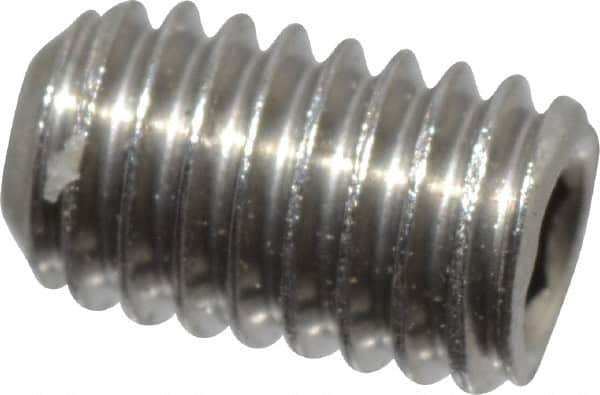 Value Collection - M3x0.50 Metric Coarse, 5mm OAL, Cup Point Set Screw - Grade 18-8 & Austenitic A2 Stainless Steel, 1.5mm Key - Makers Industrial Supply